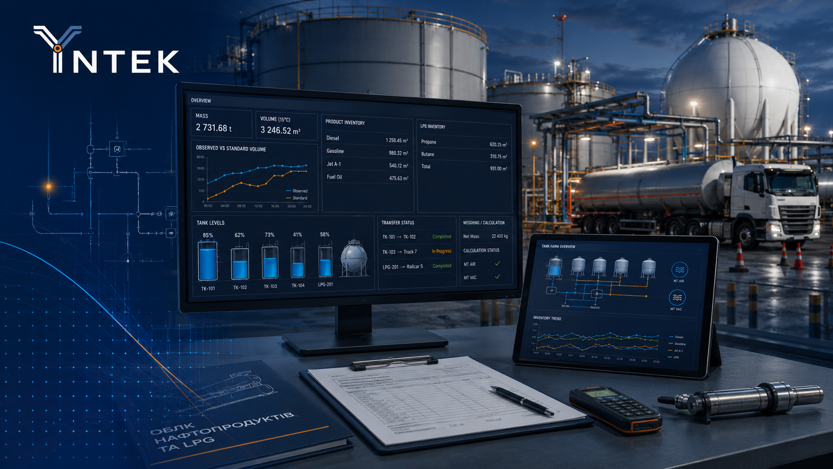Облік нафтопродуктів та LPG